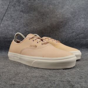 Vans Shoes Womens 7.5 Sneakers Authentic DX Leather Skate Lifestyle Tan Lace Up
